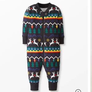 NWT Hanna Andersson 3-6 Month Zip Holiday Sleeper